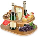 Table de pique - nique d'extérieur, table basse plateau apéro en bois, table à vin de jardin camping ... Table de pique - nique d'extérieur, table basse plateau apéro en bois, table à vin de jardin camping ...