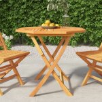 Table pliable de jardin 85x85x76 cm bois de teck solide vidaxl Table pliable de jardin 85x85x76 cm bois de teck solide vidaxl