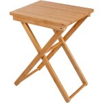 Wenko - table pliante maui, en bambou