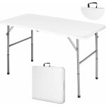 Table pliante en blanc table d'appoint extérieur ou intérieur pour jardin camping buffet marché réception ... Table pliante en blanc table d'appoint extérieur ou intérieur pour jardin camping buffet marché réception ...
