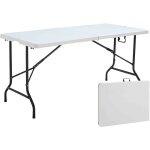Rekkem - table pliante blanche 152 x 70 x 74 cm, blanc Rekkem - table pliante blanche 152 x 70 x 74 cm, blanc