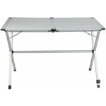 Midland - table pliante gap less aluminium 4 personnes grise