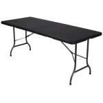 Table pliante, table valise, table pliable, rsistante aux intempries, avec poigne, idale pour pique ...
