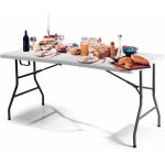 Table pliante plastique charge maximale 150 kg matiere en hdpe et acier robuste avec serrures renforcees ...