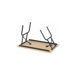 Nowy styl - tables pliantes plateau htre l 120 x p 80 cm - rico - pitement noir
