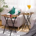 Table pliante plateau tv plateau de collation table portable table  manger pour ordinateur portable ...