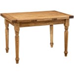 Table en bois massif 120x80 cm table extensible de salle à manger et de cuisine table basse rectangulaire ... Table en bois massif 120x80 cm table extensible de salle à manger et de cuisine table basse rectangulaire ...