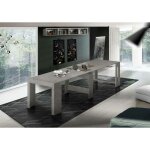 Table � rallonge dguigo, console extensible jusqu'� 12 places, table avec support d'extension, 100% made ...