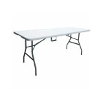 Table de r�ception traiteur pliante - 8 personnes - 180x74xh73, 5 cm - structure en acier et plateau ...