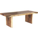 Table rectangulaire 10 personnes en bois de suar 240 cm - tanah