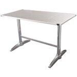 Table rectangulaire � deux pieds bolero 1200 mm