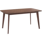 Table rectangulaire 6 personnes en bois fonc� 150 cm - oman