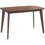 Table rectangulaire oman 4 personnes en bois fonc 120 cm - oman