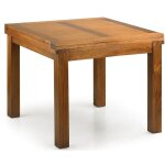 Table de repas carr�e extensible en bois massif de mindy orka 95 - 180cm