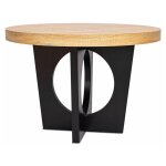 Paris prix - table de repas extensible 'kapy' 110 - 260cm chne & noir
