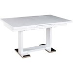 Habitat et jardin - table repas extensible 'toda' - 140 / 180 x 90 x 77 cm - blanc