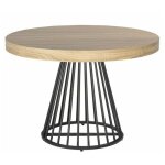 Table de repas extensible virginia 110 - 260cm beige Table de repas extensible virginia 110 - 260cm beige