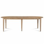 Hellin - table ronde 6 pieds fuseau d105 + 3 rallonges bois - victoria Hellin - table ronde 6 pieds fuseau d105 + 3 rallonges bois - victoria