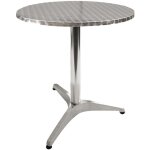 Gdlc - table ronde �60 cm dans la barre et pub de l'aluminium ext�rieur avec une sauvegarde de plan inclinable ...