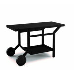 Forge adour - table roulante acier noir l1191xp648xh760mm Forge adour - table roulante acier noir l1191xp648xh760mm
