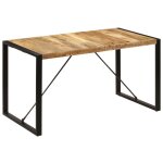 Table de salle � manger 140x70x75 cm bois de manguier massif