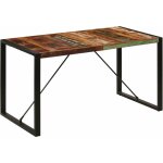 Table de salle  manger 140x70x75cm bois de rcupration massif