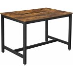 Vasagle table de salle  manger pour 4 personnes, table  dner, table de cuisine, 120 x 75 x 75 cm, ...