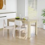 The living store - table � manger ch�ne sonoma 140x74, 5x76 cm bois d'ing�nierie - table � manger - table ...