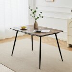 Clipop - table de salle à manger extensible 120 cm - 160 cm marbre mdf table de cuisine, en bois pour ... Clipop - table de salle à manger extensible 120 cm - 160 cm marbre mdf table de cuisine, en bois pour ...