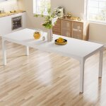Tribesigns - table de salle � manger industrielle de 200 x 70 x 75 cm, table de cuisine pour 6 � 8 personnes, ...