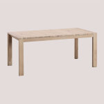 Sklum - table de salle à manger rectangulaire 170 - 250x95 cm extensible en bois quëbi Sklum - table de salle à manger rectangulaire 170 - 250x95 cm extensible en bois quëbi