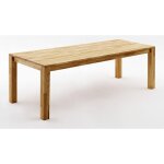 Table de salle à manger rectangulaire extensible en bois hêtre massif huilé coloris naturel - longueur ... Table de salle à manger rectangulaire extensible en bois hêtre massif huilé coloris naturel - longueur ...