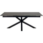 Hellin - table de salle  manger rectangulaire extensible en cramique 8 / 10 places l200 / 240 - neiva ...