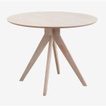Sklum - table de salle  manger ronde 100 cm en bois sekiz