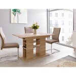 Abitare - table extensible 120x80 cm ch�ne clair - caorle