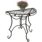 Table semi - circulaire table murale 96000 table d'appoint en métal 80 cm table de jardin table semi ... Table semi - circulaire table murale 96000 table d'appoint en métal 80 cm table de jardin table semi ...