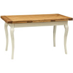 Table à rallonge 140 x 80 cm table en bois massif salle à manger cuisine table rectangulaire extérieur ... Table à rallonge 140 x 80 cm table en bois massif salle à manger cuisine table rectangulaire extérieur ...