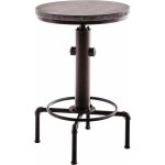 Clp - table de style industriel en fer et bois de bois table ronde rglable diffrentes couleurs couleur ...