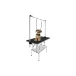 Table de toilettage pour chiens chats r�glable en hauteur pliable avec panier et boucles, pour chats, ...