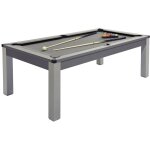 Table transformable - billard & ping - pong balthazar - 21311281. 5cm - gris