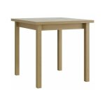 Mobilier1 - table victorville 110, sonoma chêne, 78x80x80cm, stratifié, bois, partiellement assemblé Mobilier1 - table victorville 110, sonoma chêne, 78x80x80cm, stratifié, bois, partiellement assemblé