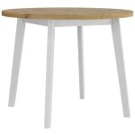 Mobilier1 - table victorville 358, chêne artisan + blanc, 75x0x0cm, allongement, stratifié, bois Mobilier1 - table victorville 358, chêne artisan + blanc, 75x0x0cm, allongement, stratifié, bois
