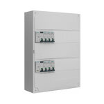 Tableau 2 rangées pré - équipé 2 inter. diff. 40a + 6 disjoncteurs - siemens Tableau 2 rangées pré - équipé 2 inter. diff. 40a + 6 disjoncteurs - siemens