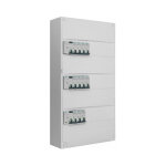 Siemens ? tableau �lectrique 3 rang�es pr� - �quip� 2 inter. diff. 40a + 1 inter. diff. 63a + 11 disjoncteurs ...