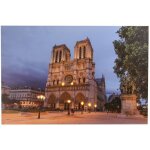 Tableau avec 8 led cathédrale notre dame 60 x 40, 2 piles aa images led - jandei Tableau avec 8 led cathédrale notre dame 60 x 40, 2 piles aa images led - jandei