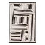 Tableau contemporain - noir et blanc - lipari