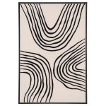 Tableau contemporain - noir et blanc - lipari