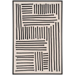 Tableau contemporain - noir et blanc - lipari