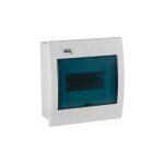 Tableau de distribution kdb ? 6 modules ? encastr� ? ip30 ? blanc / bleu