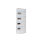 Tableau lectrique pr - quip auto 4 ranges 4id 40a 14 disjoncteurs assembl par 123elec avec composants ...